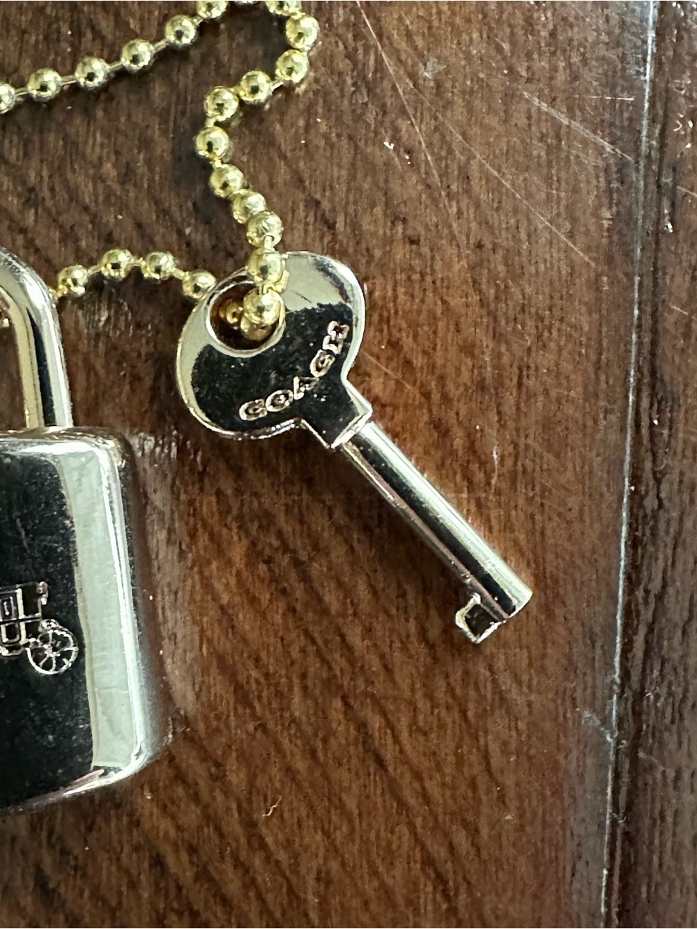 Coach Padlock & Key - Picture 3 of 8